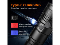 Superfire Lanterna 15W 1500lm Zoom IP44 A2-P50 Superfire Lanterna 15W 1500lm Zoom IP44 A2-P50